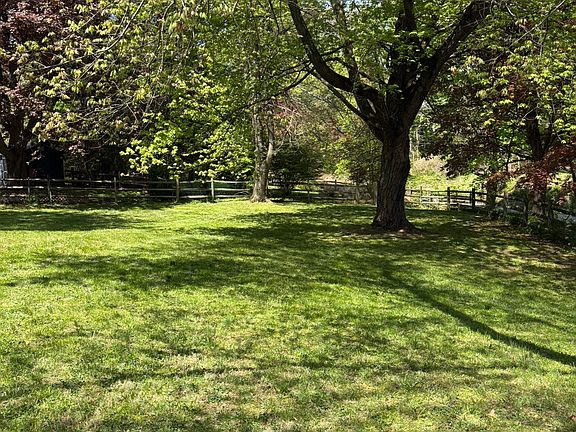 Fenced yard