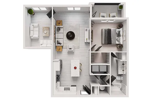 Floor plan The Irving Park