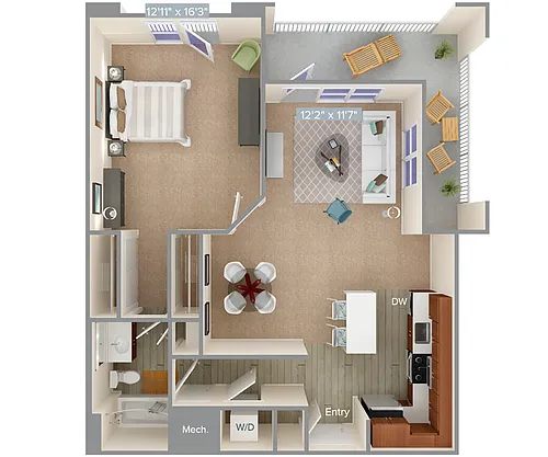 Floor plan A8-2-864