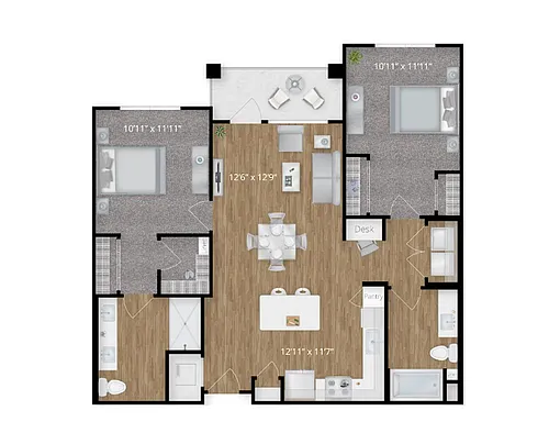 Floor plan B1