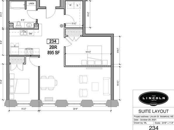 Lincoln Lofts, 17 Lincoln St #234, Biddeford, ME 04005