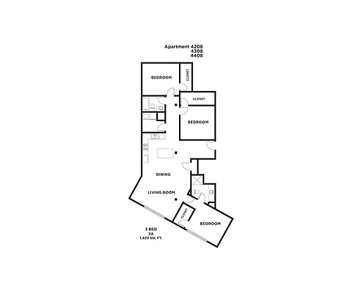 Floor plan 3A
