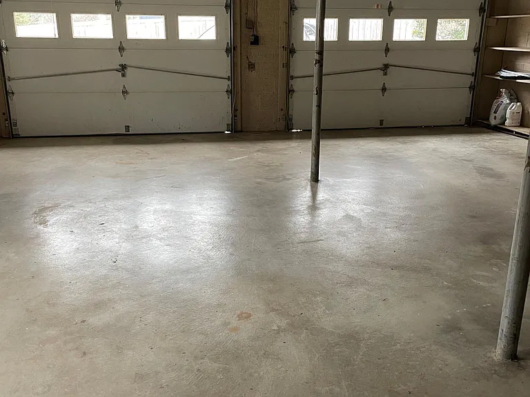 Large 2 car garage