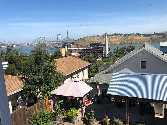 View from living room and top-floor bedroom
