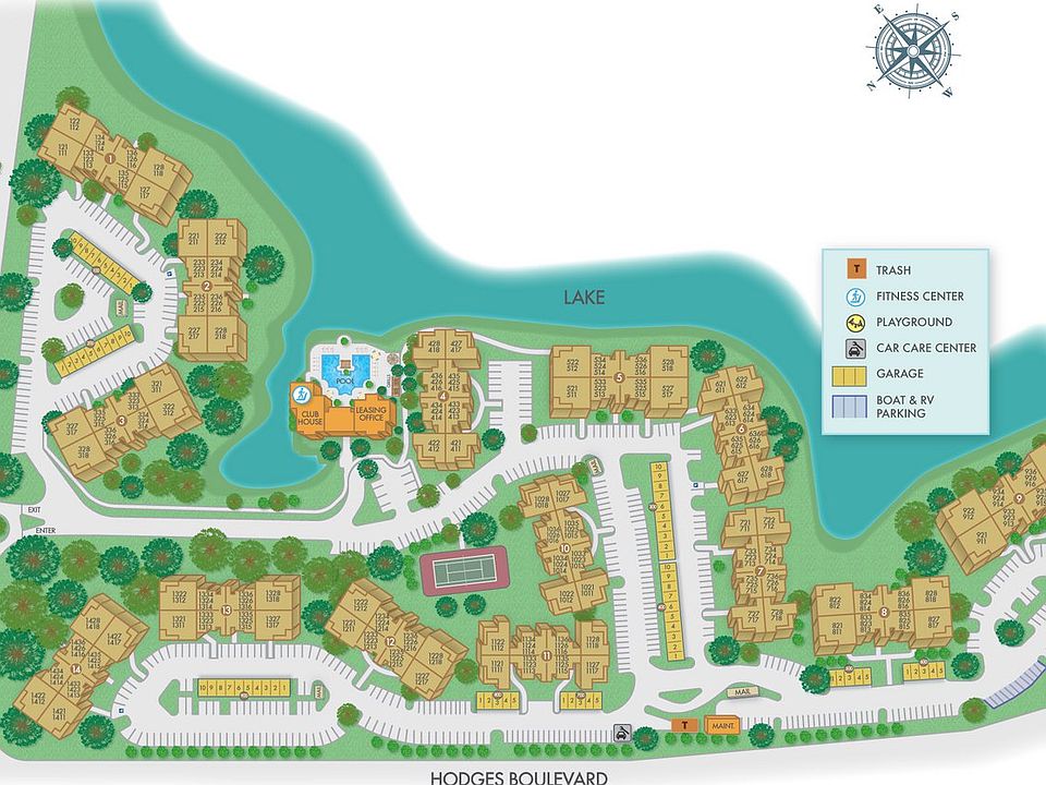 Links at Windsor Parke community map