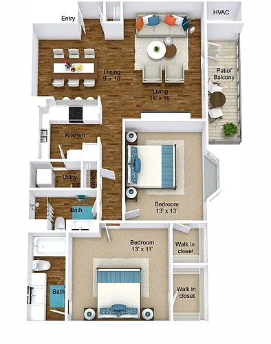 Floor plan Rockefeller