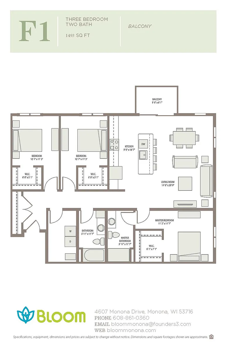 Floor plan F1