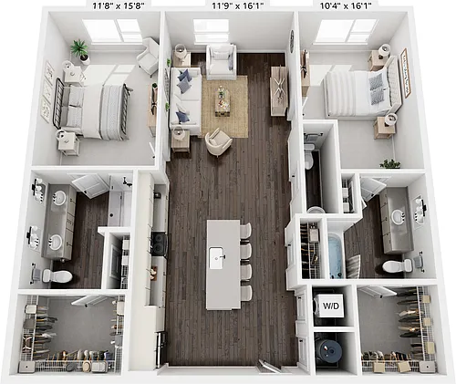 Floor plan B3