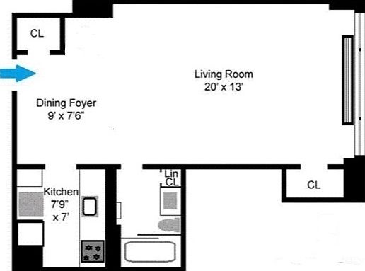 2nd image of 77 W 55th St APT 15K