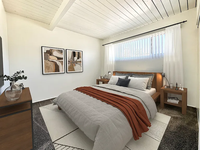 Unit #9 - Available Now - Virtually Staged to show potential furniture configurations.