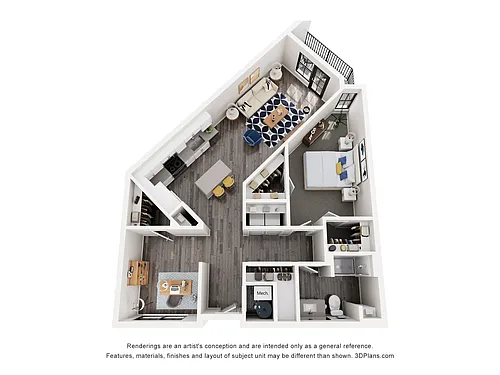 Floor plan Evening Glow - B1.D