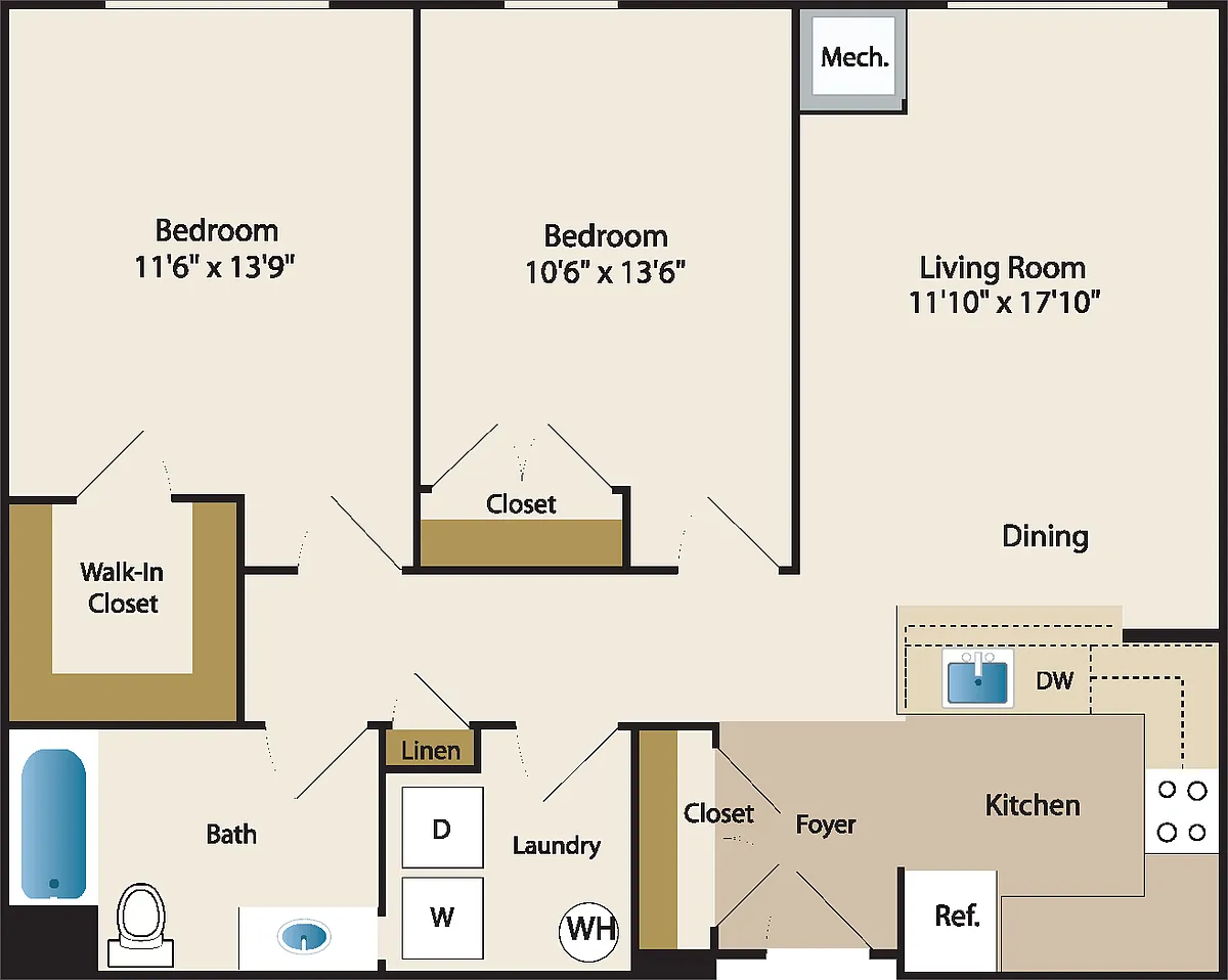 Floor plan Coltrane