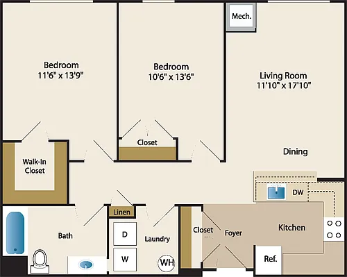 Floor plan Coltrane