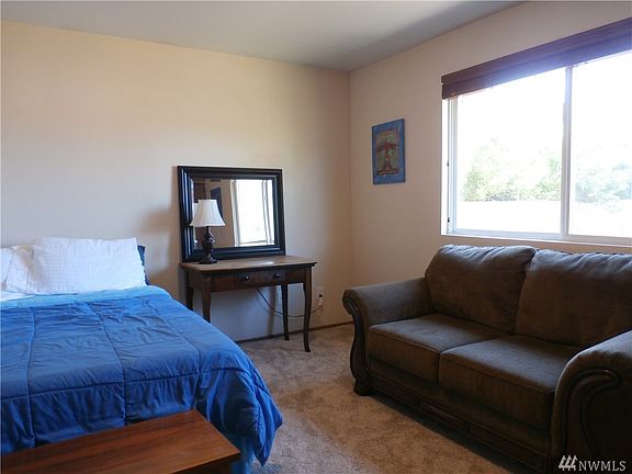 One of two bedrooms on the main