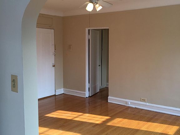 Living area with fan