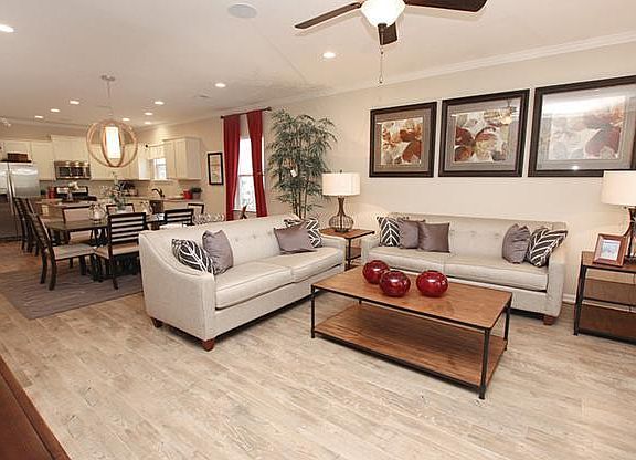 Living room, dinning room and kitchen, open space