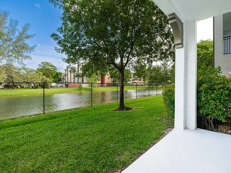 Take in peaceful views from your patio