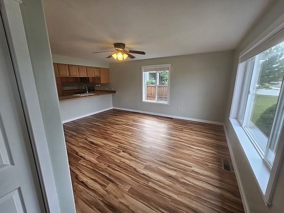 Living area upstairs from front entrance