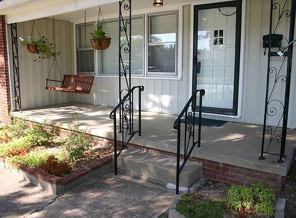 Covered front porch