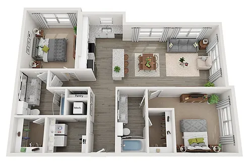 Floor plan B2