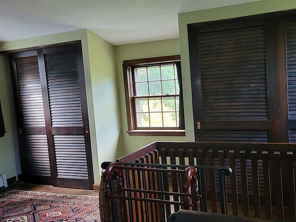 Furnished loft with lots of closet space.