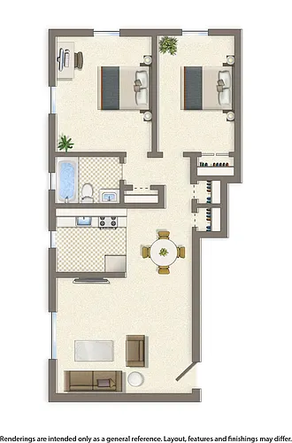 Floor plan 2 Bedroom