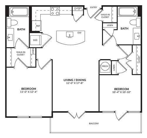 Floor plan B2
