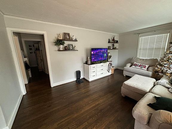 Real hardwood floors were refinished less than a year ago.