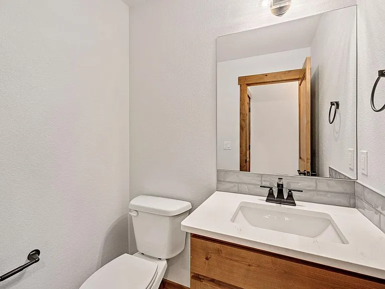 Half bathroom on main floor