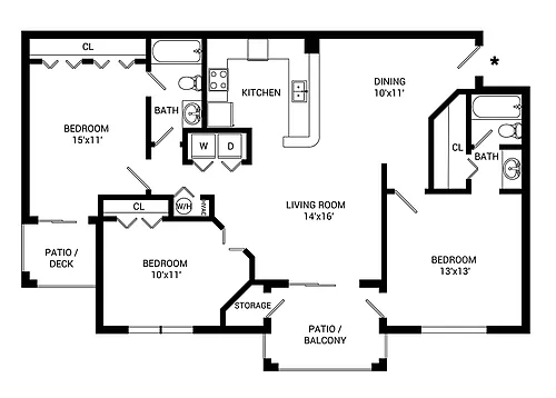 Floor plan The Destiny