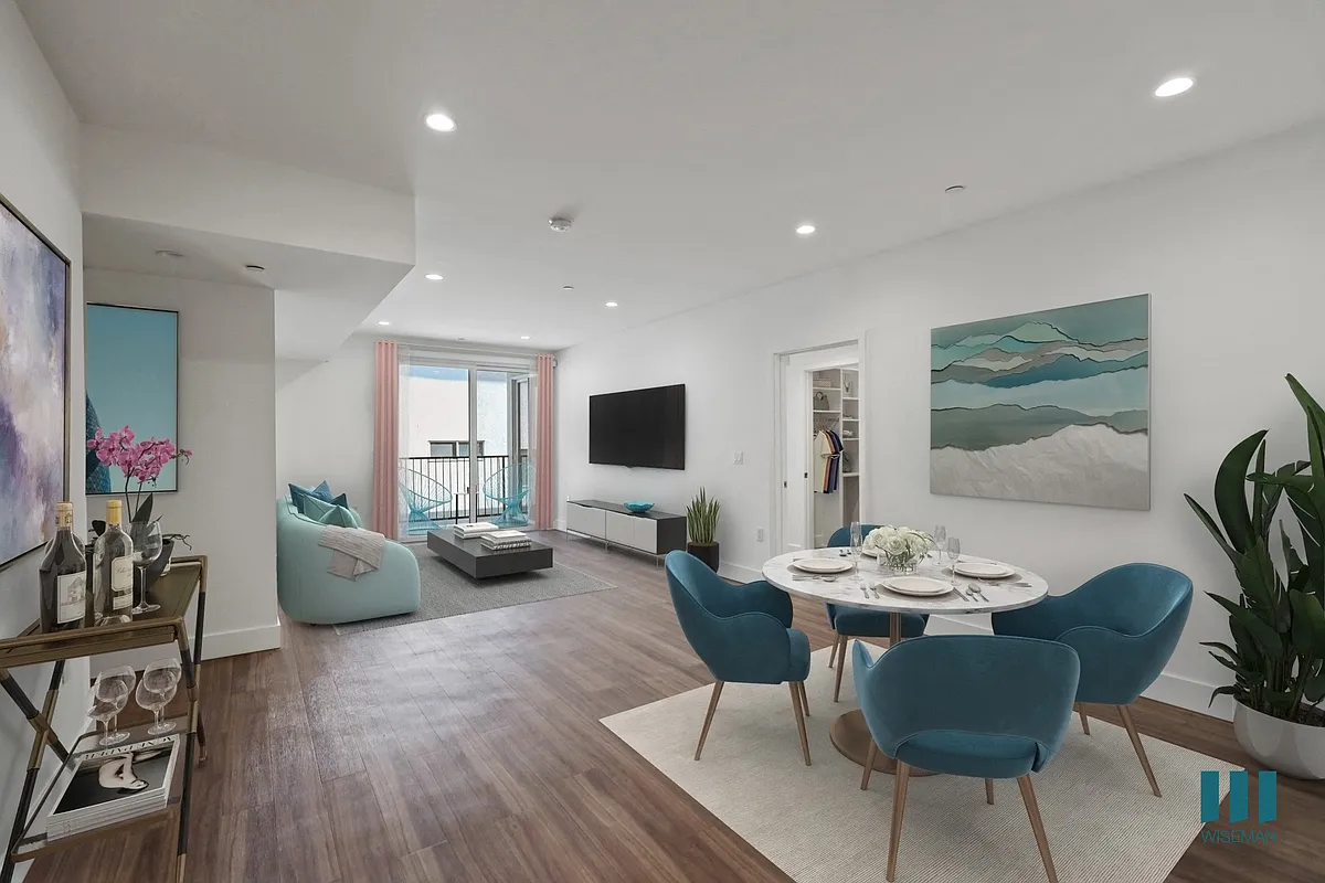 Dining and Living Room with Patio - Barry Diamond by Wiseman