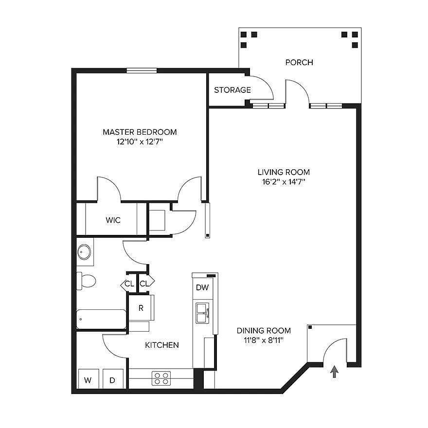 Floor plan Long Pine