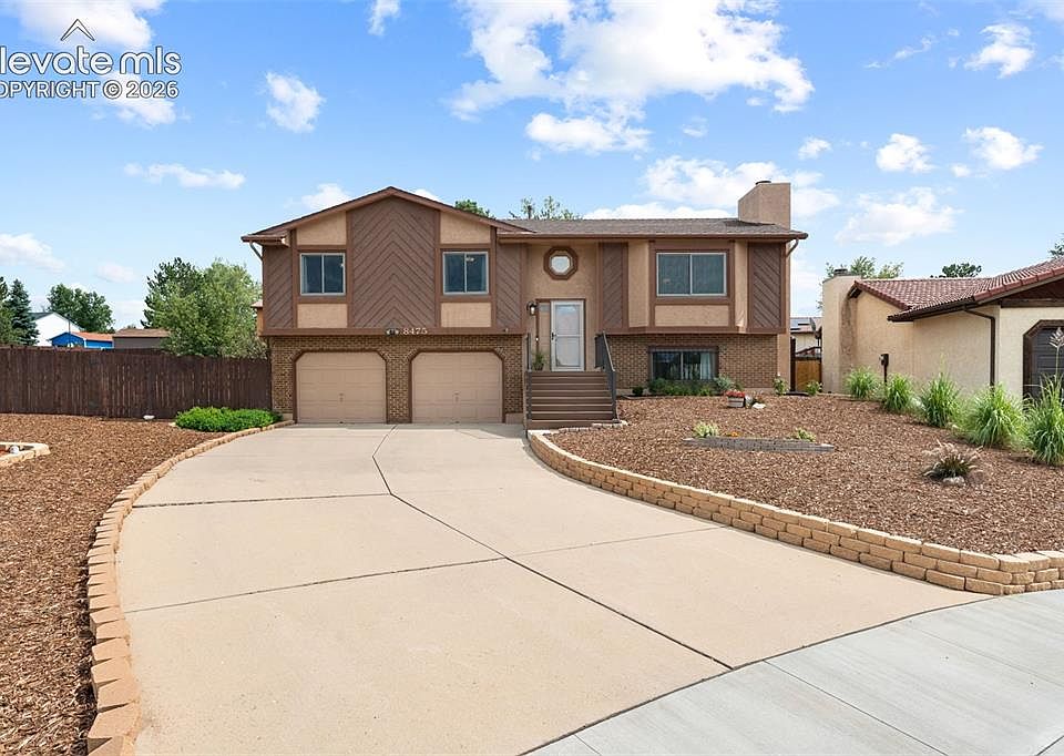 Exterior of 8475 Contrails Drive in Colorado Springs, Colorado