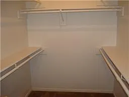 Large walk in closet in primary bedroom