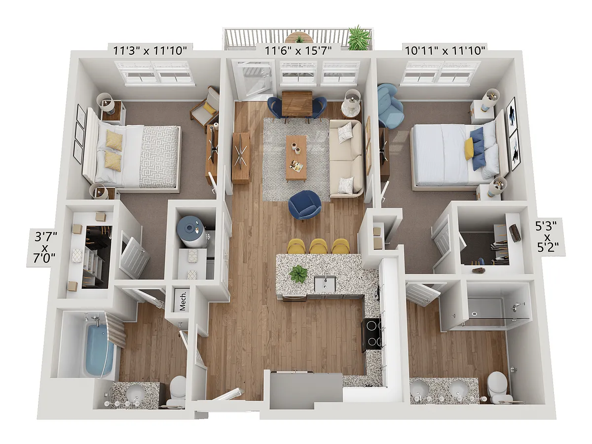 Floor plan B1 - Onyx