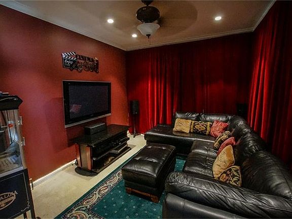 First Floor Media Room/Man Cave can be easily converted back to Study.