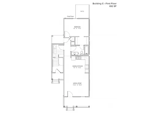 Floor plan Annunciation (Ground Level)
