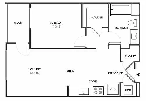 Floor plan A8