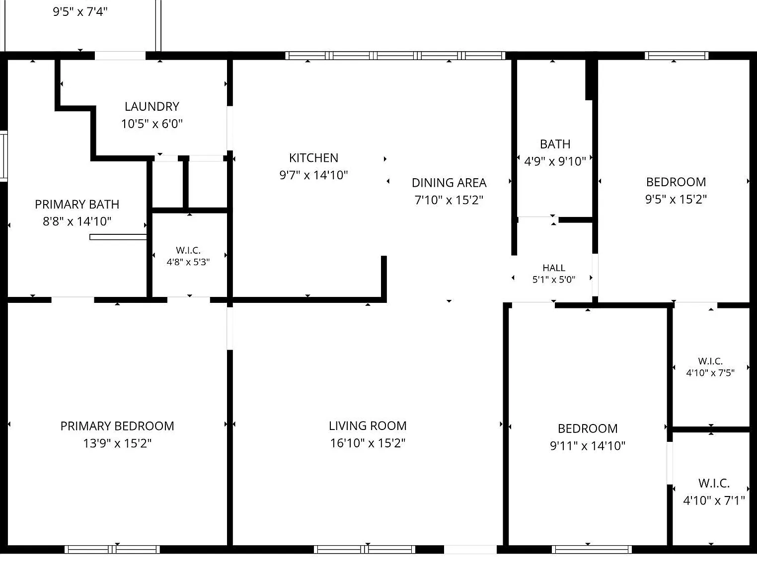 3 bed, 2.0 bath, 1536 sqft, $1,800 — Photo 2