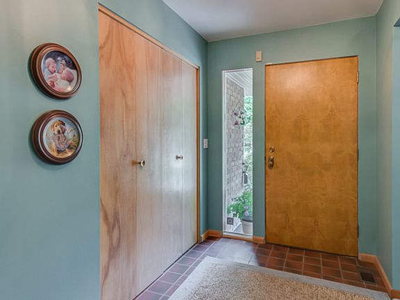 The Entry to the home is also spacious!  Plenty of room for everyone, and a convenientcoat closet.