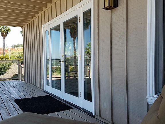 On deck approaching private entrance