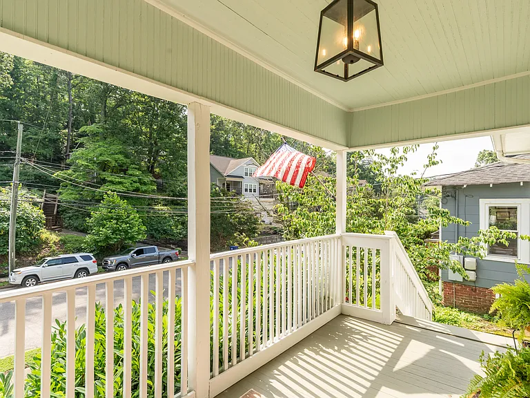 Covered front porch