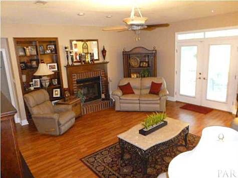 Beautiful wood floors in the Great Room