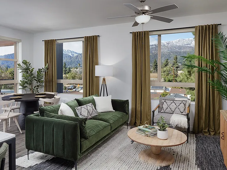Two-Bedroom Living - Esperanza at Duarte Station