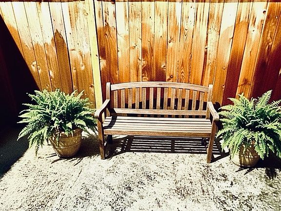 Relax in the quiet patio