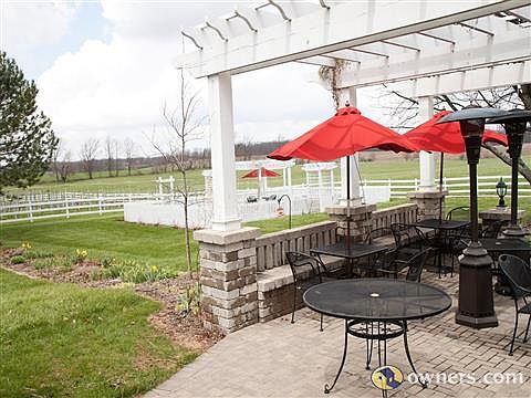 Pergola, English Garden, and Vineyard