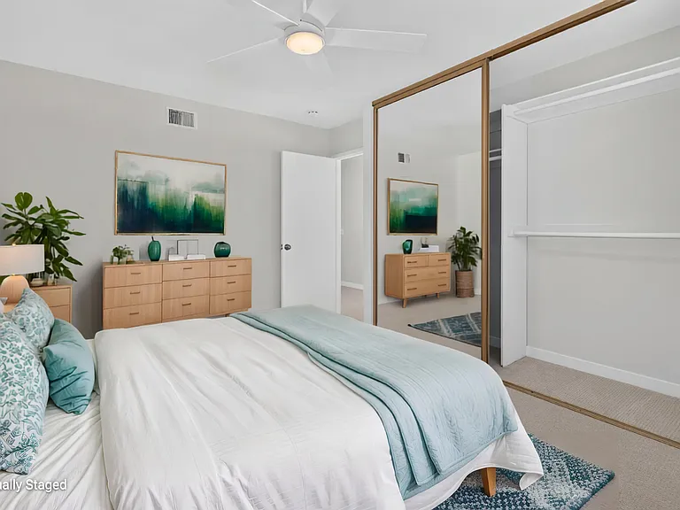 Second bedroom. Virtually staged.
