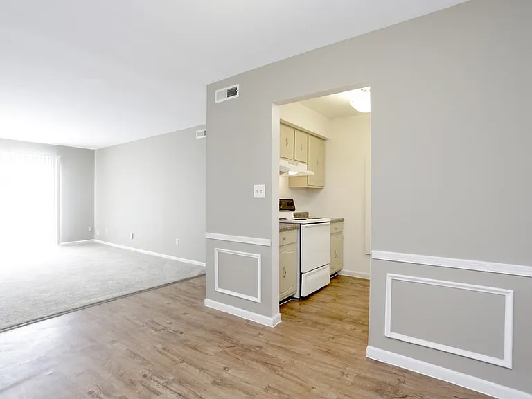 1BR, 1BA - Dining Area to Living Room