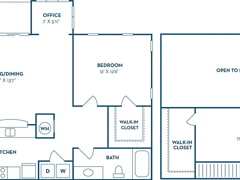 1 Bedroom | 1 Bath | 1200 SF 1 Bedroom | 1 Bath | 1200 SF