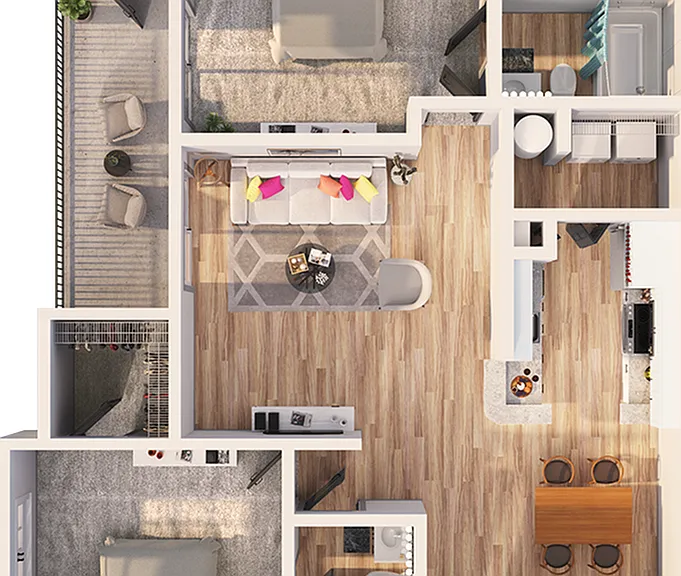 Sable Brookfield- B2A Floorplan Sable Brookfield- B2A Floorplan